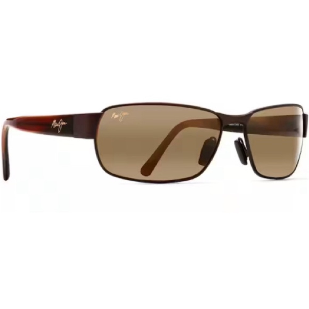 Brand New Maui Jim sunglasses BLACK CORAL design. Matte bronze frame.
